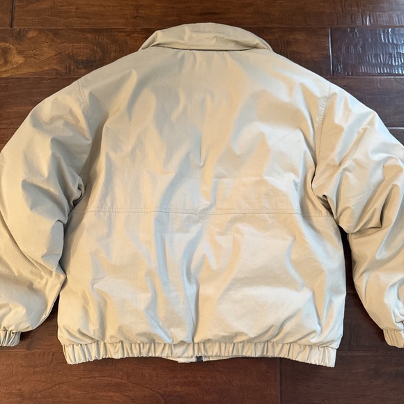 Vintage Eddie Bauer Goose Down Puffer Bomber Jacket 90's EUC Fluffy Soft Warm - Picture 5 of 12